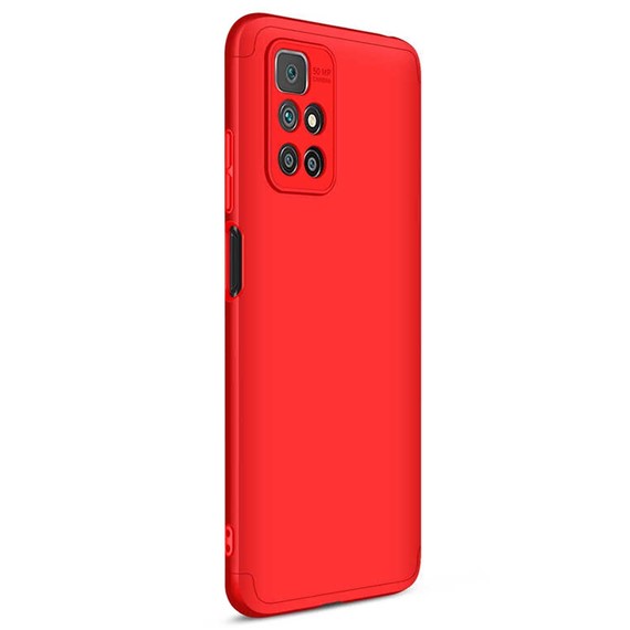 Microsonic Xiaomi Redmi 10 2022 Kılıf Double Dip 360 Protective Kırmızı 2