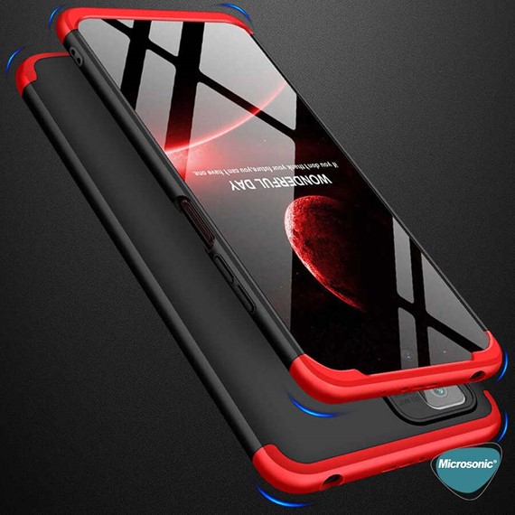 Microsonic Xiaomi Redmi 10 Kılıf Double Dip 360 Protective Siyah 6