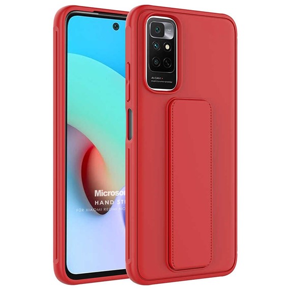 Microsonic Xiaomi Redmi Note 11 Pro 5G Kılıf Hand Strap Kırmızı 1