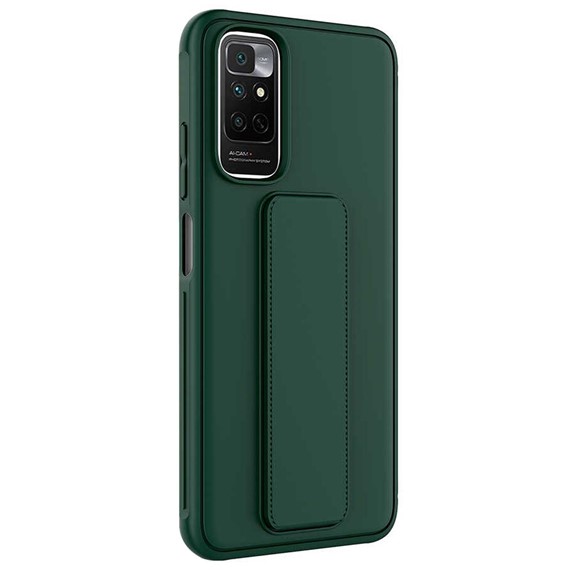 Microsonic Xiaomi Redmi Note 11 Pro 5G Kılıf Hand Strap Koyu Yeşil 2