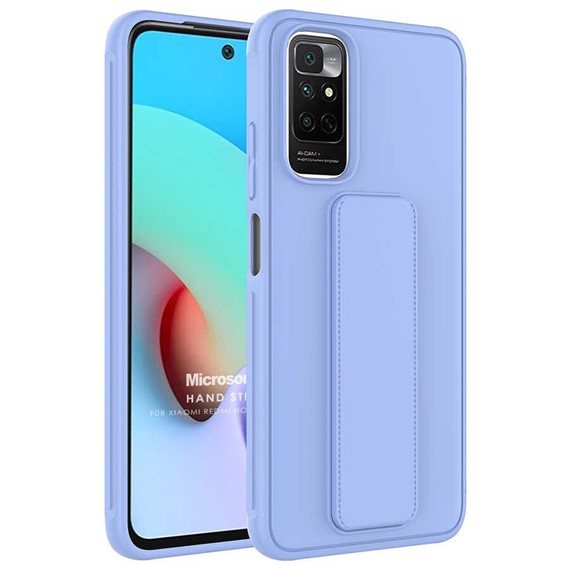 Microsonic Xiaomi Redmi Note 11 Pro 5G Kılıf Hand Strap Mavi 1