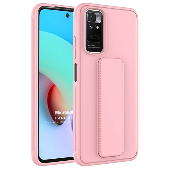 Microsonic Xiaomi Redmi Note 11 Pro 5G Kılıf Hand Strap Pembe 1