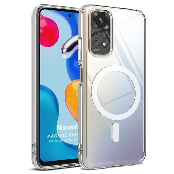 Microsonic Xiaomi Redmi Note 11 Pro 5G Kılıf MagSafe Clear Soft Şeffaf 1
