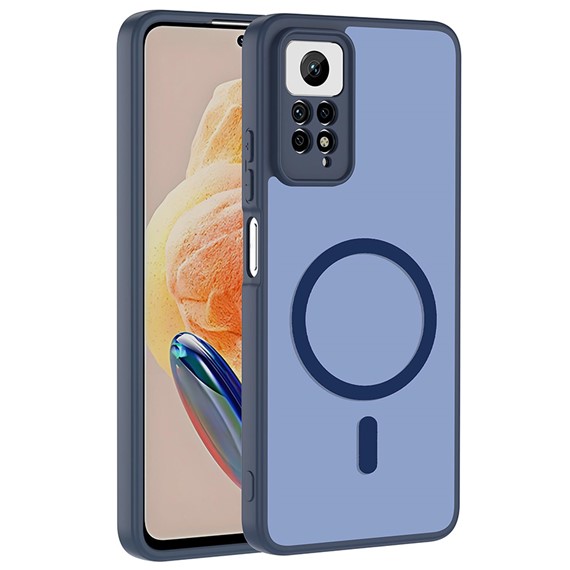 Microsonic Xiaomi Redmi Note 11 Pro 5G Kılıf MagSmoke Neo Lacivert 1