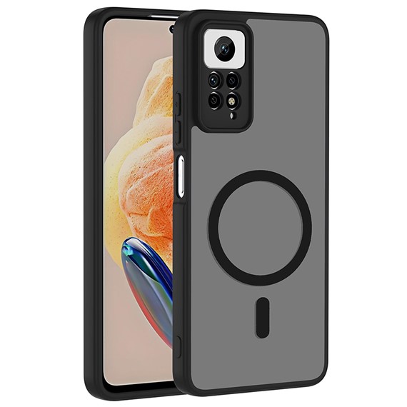 Microsonic Xiaomi Redmi Note 11 Pro 5G Kılıf MagSmoke Neo Siyah 1