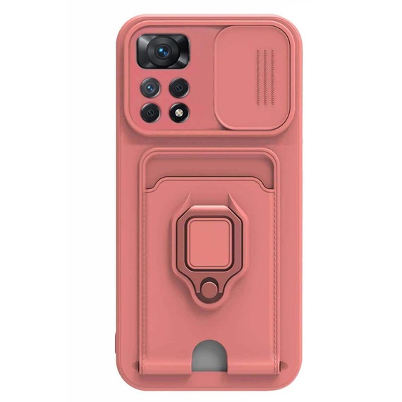 Microsonic Xiaomi Redmi Note 11 Pro 5G Kılıf Multifunction Silicone Pembe 2