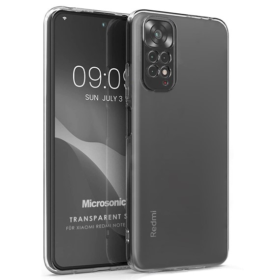 Microsonic Xiaomi Redmi Note 11 Pro 5G Kılıf Transparent Soft Şeffaf 1