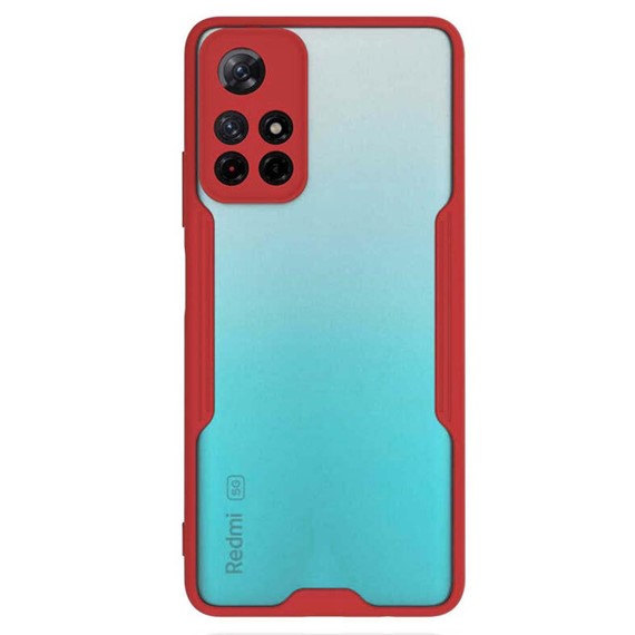 Microsonic Xiaomi Redmi Note 11 Pro Plus Kılıf Paradise Glow Kırmızı 2