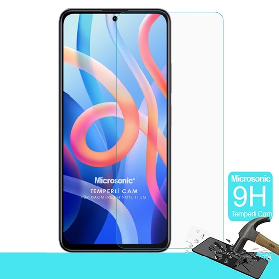 Microsonic Xiaomi Redmi Note 11 Tempered Glass Cam Ekran Koruyucu 1