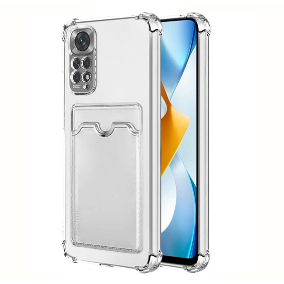 Microsonic Xiaomi Redmi Note 11S Card Slot Shock Kılıf Şeffaf 1