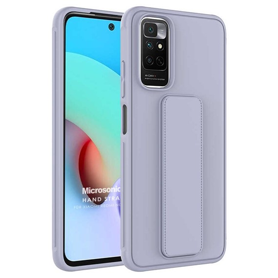 Microsonic Xiaomi Redmi Note 11S Kılıf Hand Strap Gri 1