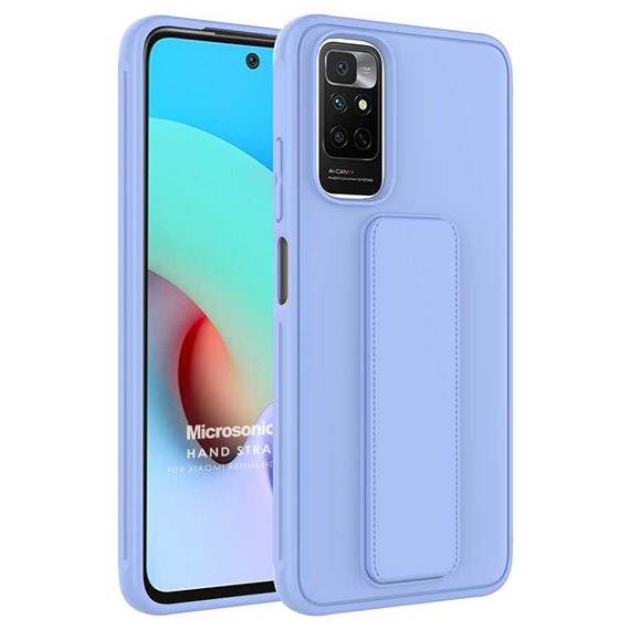 Microsonic Xiaomi Redmi Note 11 Kılıf Hand Strap Mavi 1