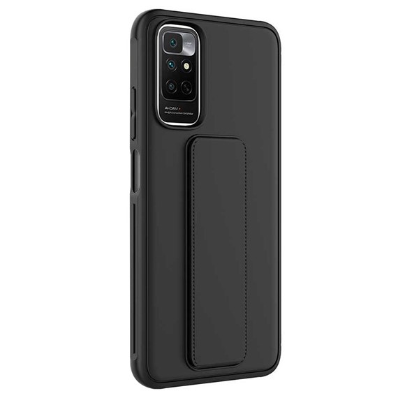 Microsonic Xiaomi Redmi Note 11 Kılıf Hand Strap Siyah 2