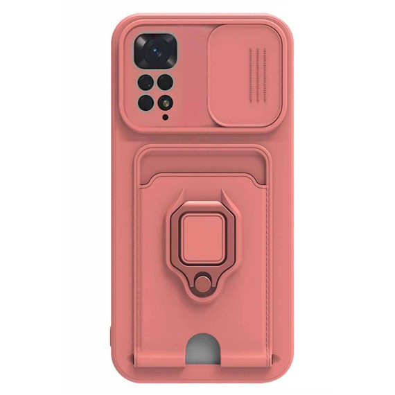 Microsonic Xiaomi Redmi Note 11 Kılıf Multifunction Silicone Pembe 2