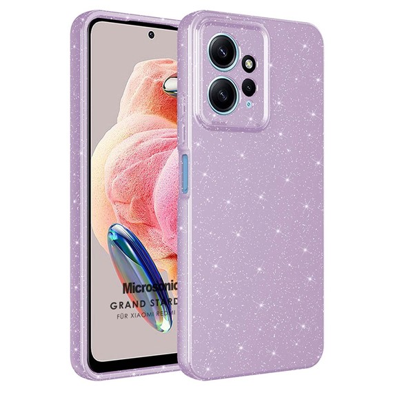 Microsonic Xiaomi Redmi Note 12 4G Kılıf Grand Stardust Lila 1