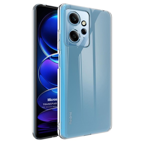 Microsonic Xiaomi Redmi Note 12 4G Kılıf Transparent Soft Şeffaf 1