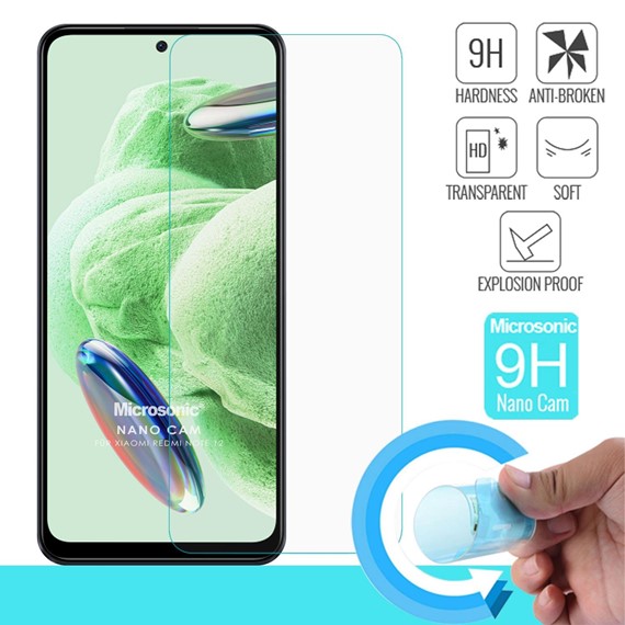 Microsonic Xiaomi Redmi Note 12 Nano Glass Cam Ekran Koruyucu 1