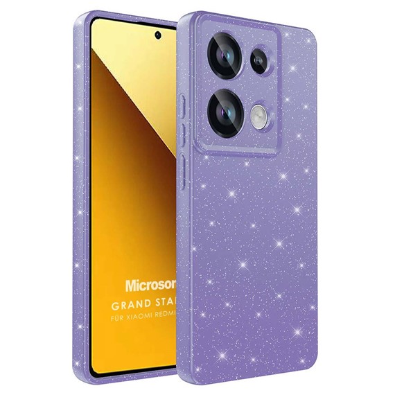 Microsonic Xiaomi Poco M6 Pro 4G Kılıf Grand Stardust Mor 1