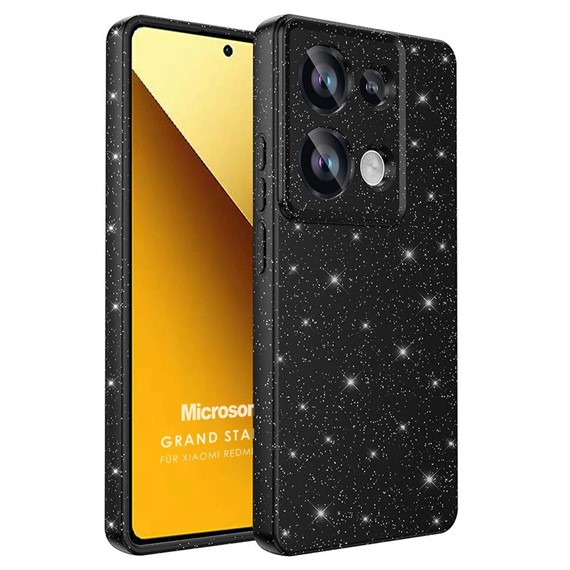 Microsonic Xiaomi Poco M6 Pro 4G Kılıf Grand Stardust Siyah 1