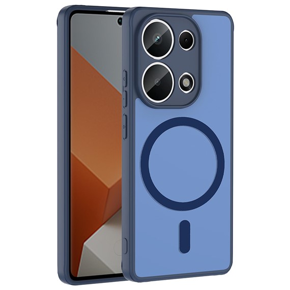 Microsonic Xiaomi Redmi Note 13 Pro 4G Kılıf MagSmoke Neo Lacivert 1