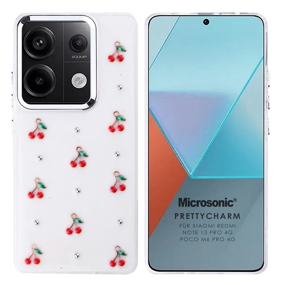 Microsonic Xiaomi Poco M6 Pro 4G Kılıf PrettyCharm Cherry 1