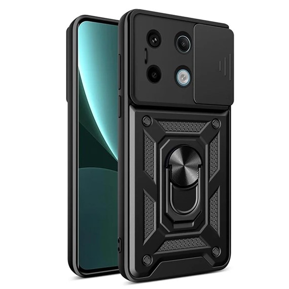 Microsonic Xiaomi Poco M6 Pro 4G Kılıf Impact Resistant Siyah 1