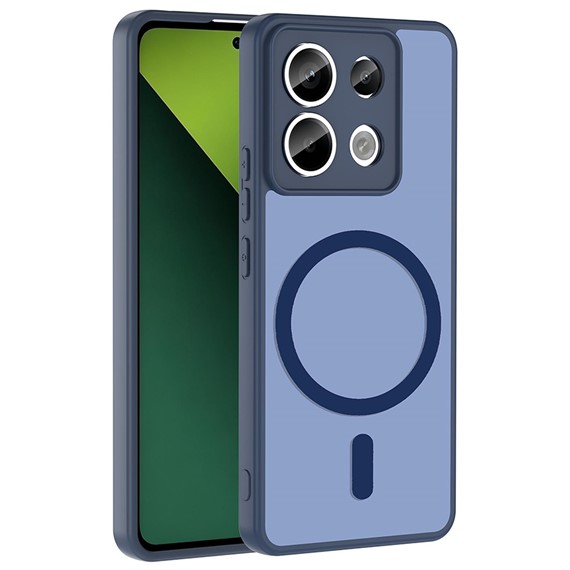 Microsonic Xiaomi Redmi Note 13 Pro 5G Kılıf MagSmoke Neo Lacivert 1