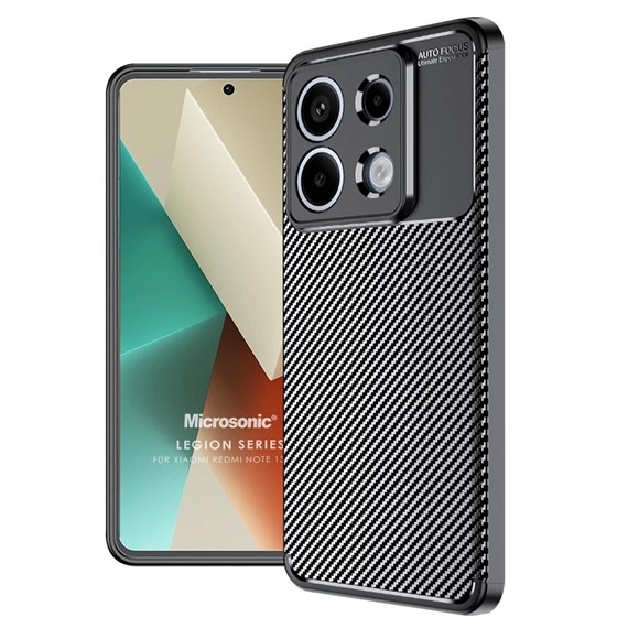 Microsonic Xiaomi Redmi Note 13 5G Kılıf Legion Series Siyah 1