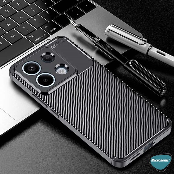Microsonic Xiaomi Redmi Note 13 5G Kılıf Legion Series Siyah 2