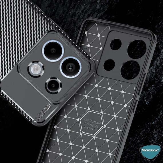 Microsonic Xiaomi Redmi Note 13 5G Kılıf Legion Series Siyah 3