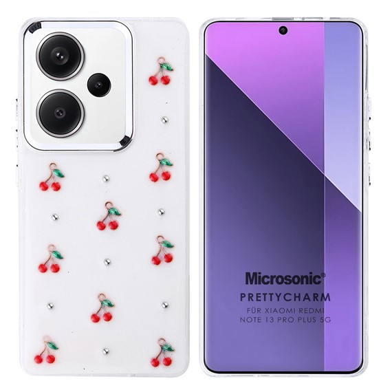 Microsonic Xiaomi Redmi Note 13 Pro Plus 5G Kılıf PrettyCharm Cherry 1