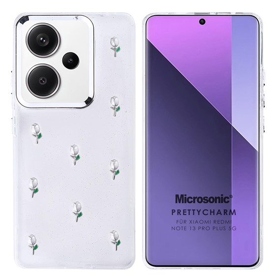 Microsonic Xiaomi Redmi Note 13 Pro Plus 5G Kılıf PrettyCharm Tulip 1