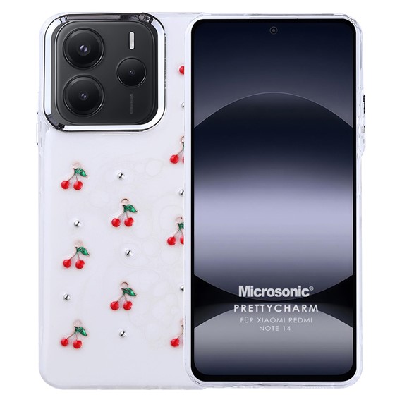 Microsonic Xiaomi Redmi Note 14 5G Kılıf PrettyCharm Cherry 1