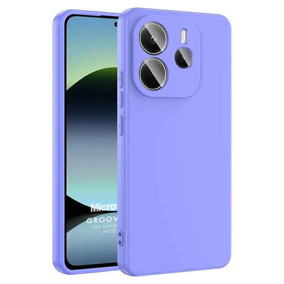Microsonic Xiaomi Redmi Note 14 5G Kılıf Groovy Soft Lila 1