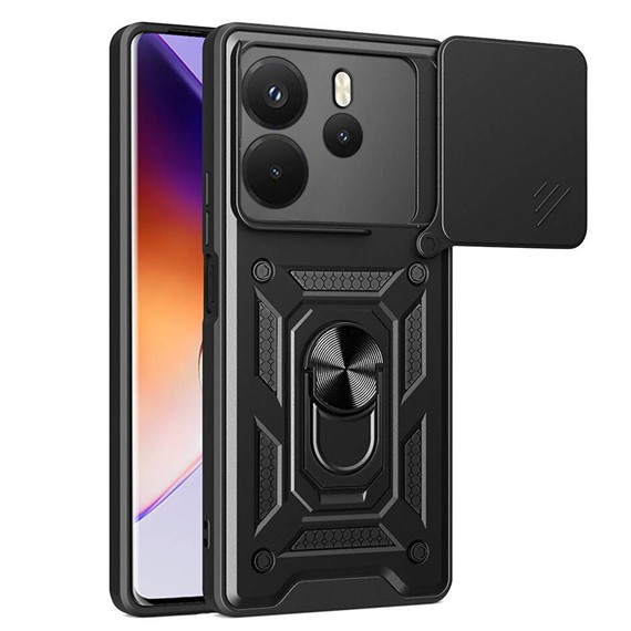 Microsonic Xiaomi Redmi Note 14 5G Kılıf Impact Resistant Siyah 1