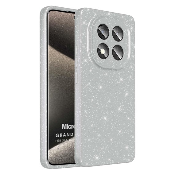 Microsonic Xiaomi Redmi Note 14 Pro 4G Kılıf Grand Stardust Gümüş 1