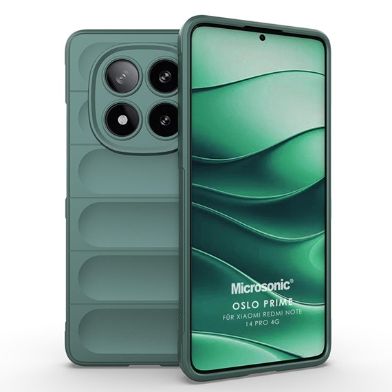 Microsonic Xiaomi Redmi Note 14 Pro Plus Kılıf Oslo Prime Yeşil 1