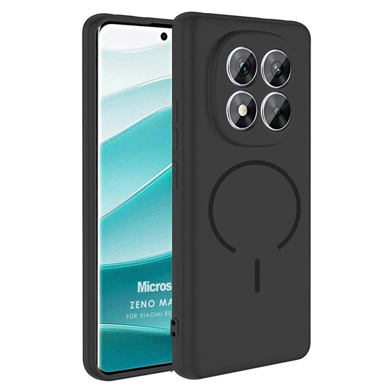 Microsonic Xiaomi Redmi Note 14 Pro 5G Kılıf Zeno MagSafe Siyah 1