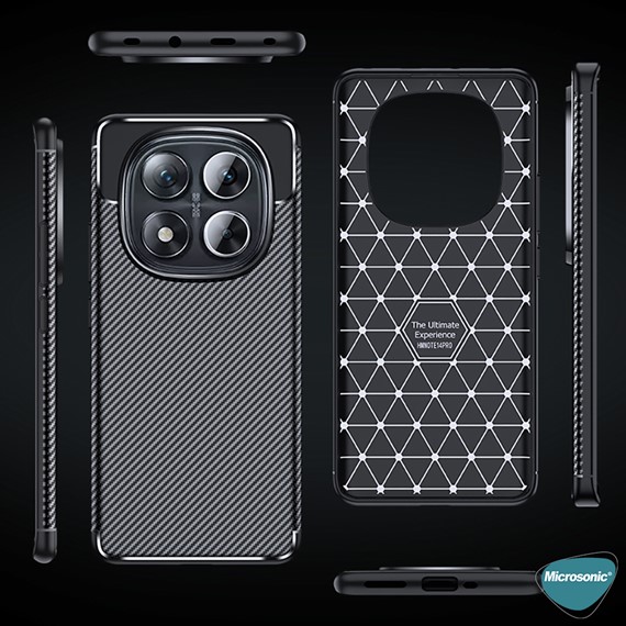 Microsonic Xiaomi Redmi Note 14 Pro Plus Kılıf Legion Series Siyah 5