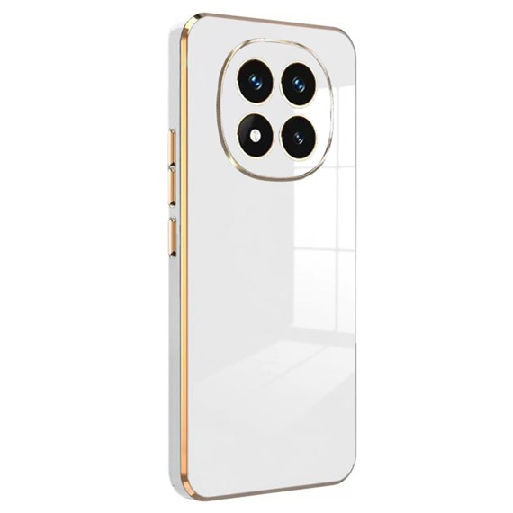 Microsonic Xiaomi Redmi Note 14 Pro Plus Kılıf Olive Plated Beyaz 1