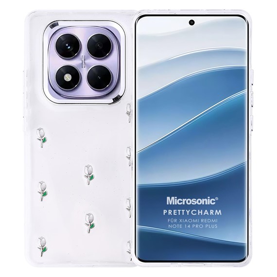 Microsonic Xiaomi Redmi Note 14 Pro Plus Kılıf PrettyCharm Tulip 1