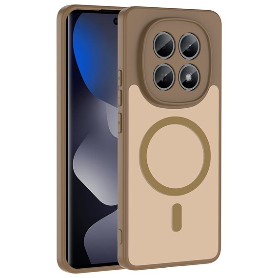 Microsonic Xiaomi Redmi Note 15 4G Kılıf MagSmoke Neo Gold 1