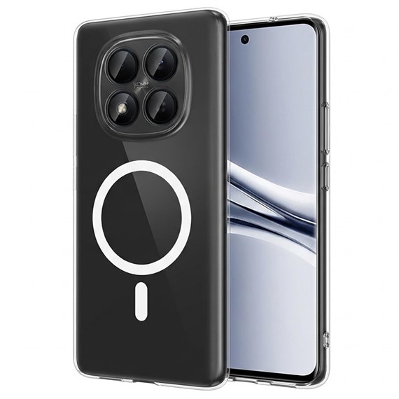 Microsonic Xiaomi Redmi Note 15 Pro 5G Kılıf MagSafe Clear Sararmaz Şeffaf 1