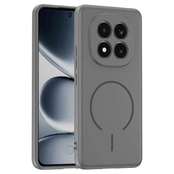 Microsonic Xiaomi Redmi Note 15 Pro 4G Kılıf Zeno MagSafe Gri 1