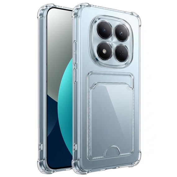 Microsonic Xiaomi Redmi Note 15 Pro 5G Card Slot Shock Kılıf Şeffaf 1