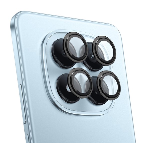 Microsonic Xiaomi Redmi Note 15 Pro 5G Tekli Kamera Lens Koruma Camı Siyah 1