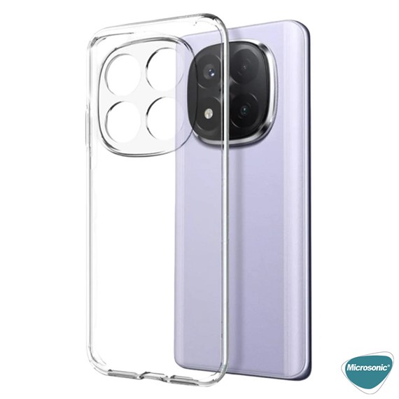Microsonic Xiaomi Redmi Note 15 Pro 5G Kılıf Transparent Soft Şeffaf 2