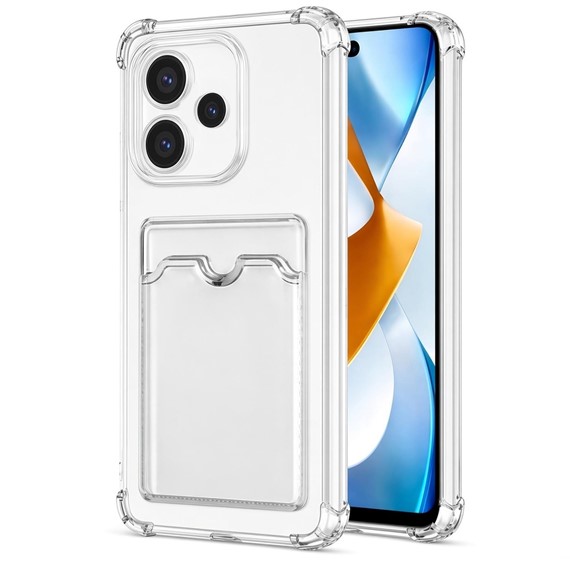Microsonic Xiaomi Redmi Note 17 Pro 5G Card Slot Shock Kılıf Şeffaf 1