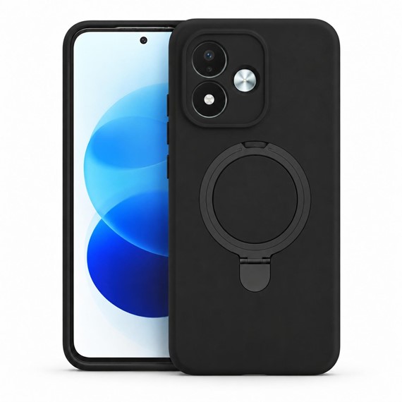 Microsonic Xiaomi Redmi Note 17 5G Kılıf Aura Stant MagSafe Siyah 1