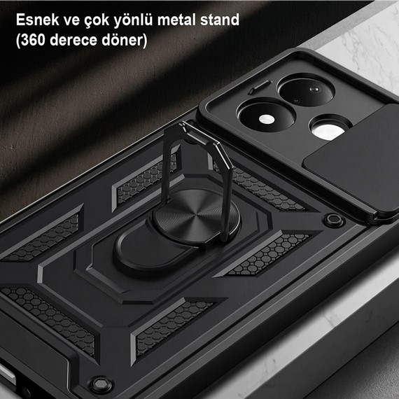 Microsonic Xiaomi Redmi Note 17 Pro 5G Kılıf Impact Resistant Siyah 5